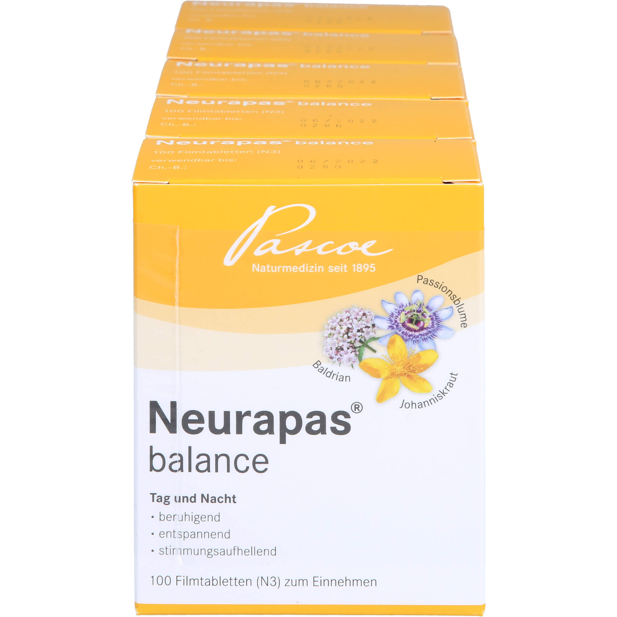 Neurapas balance Filmtabletten, 500 pcs. Tablets Limited Stock