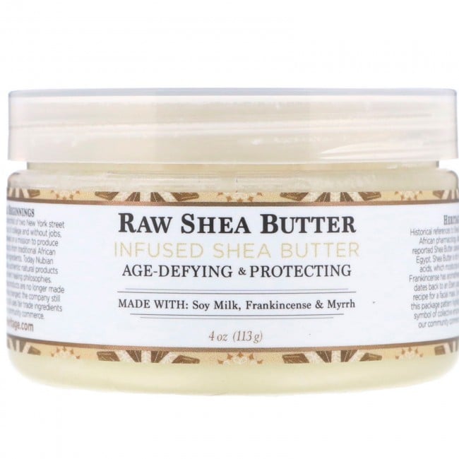 Nubian Heritage Raw Shea Butter Infused with Frankincense & Myrrh 4 oz (113 g) Online Deal
