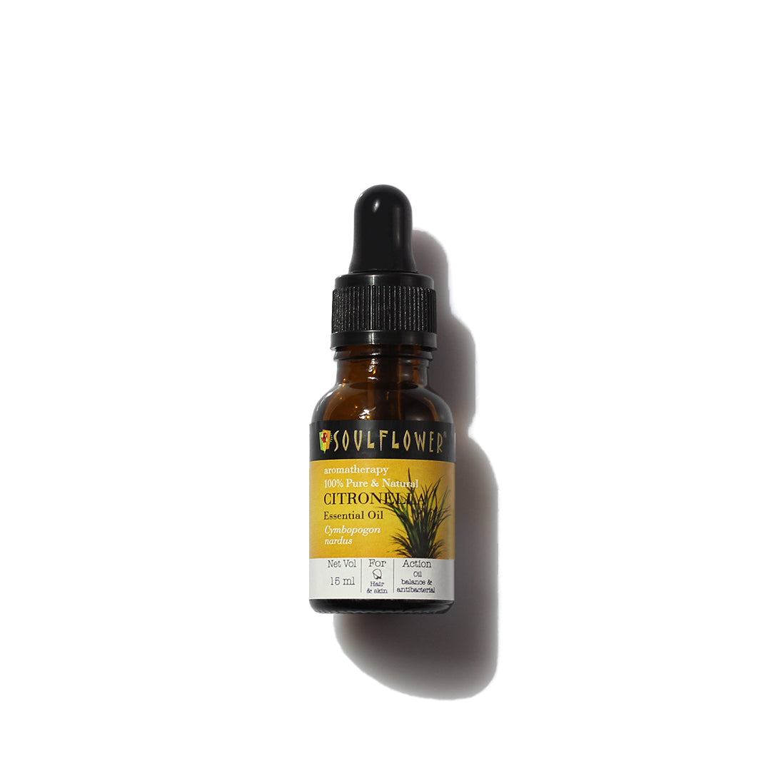 Soulflower Citronella Essential Oil - 15 ml