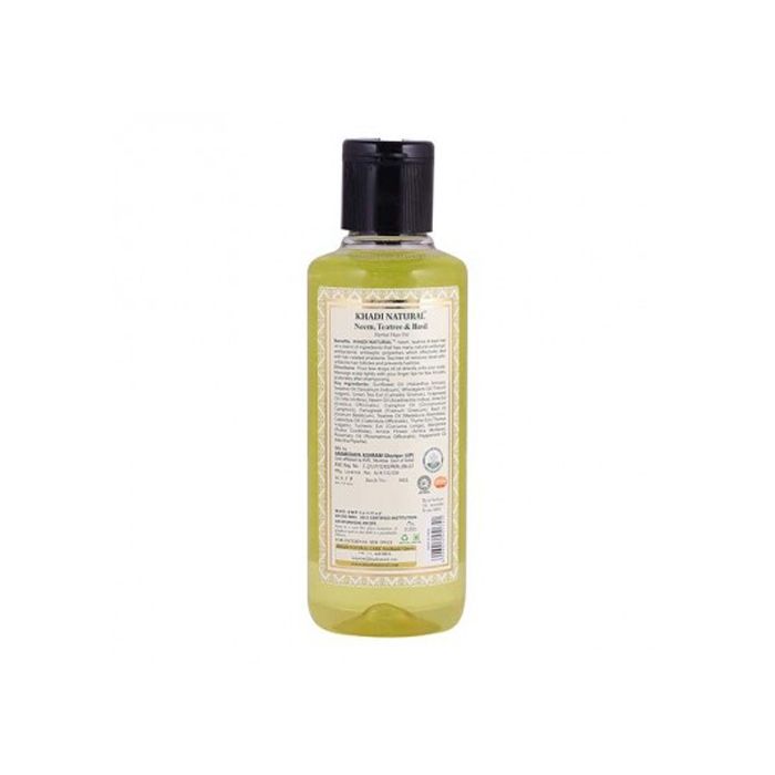 Khadi Neem, Basil & Tea Tree Ayurvedic Hair Oil Flash Sale