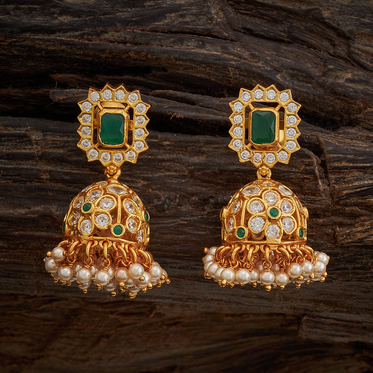 Silver Temple Earring 162791